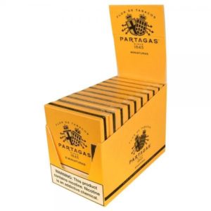 Partagas Minis Price is Per Tin of 10 Cigarillos